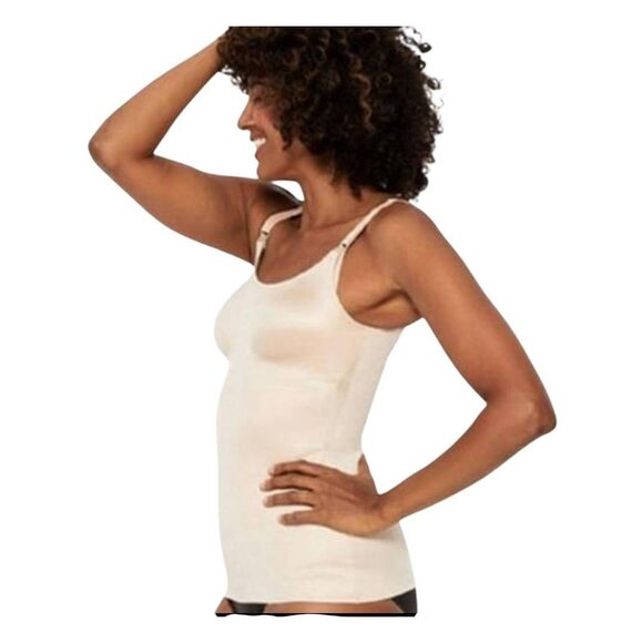 Ruby Ribbon Nursing Cami  Pale Beige New #3036 Tank Top Level 5 Shapewear sz 36 - Picture 1 of 5